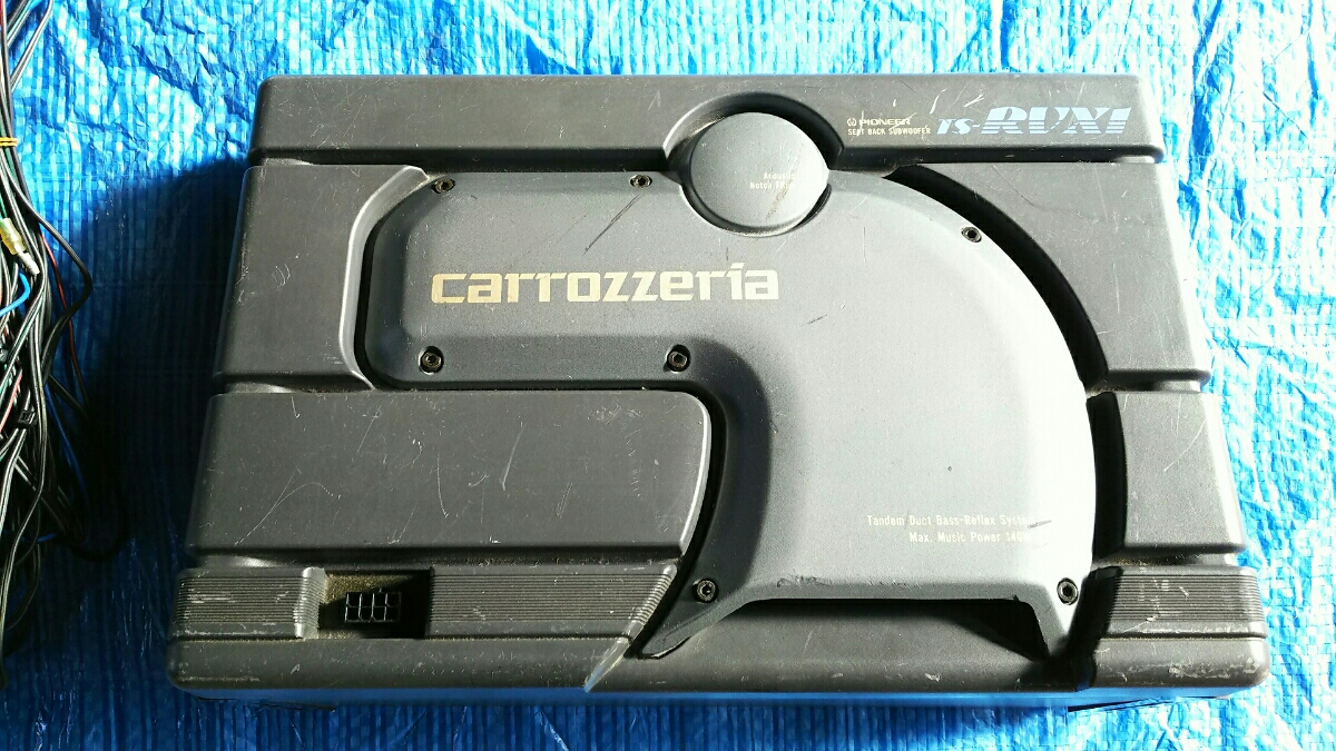 カロッツェリア TS‐RVX1 （ウーハー、アンプ ） TS-RVX1 carrozzeria 