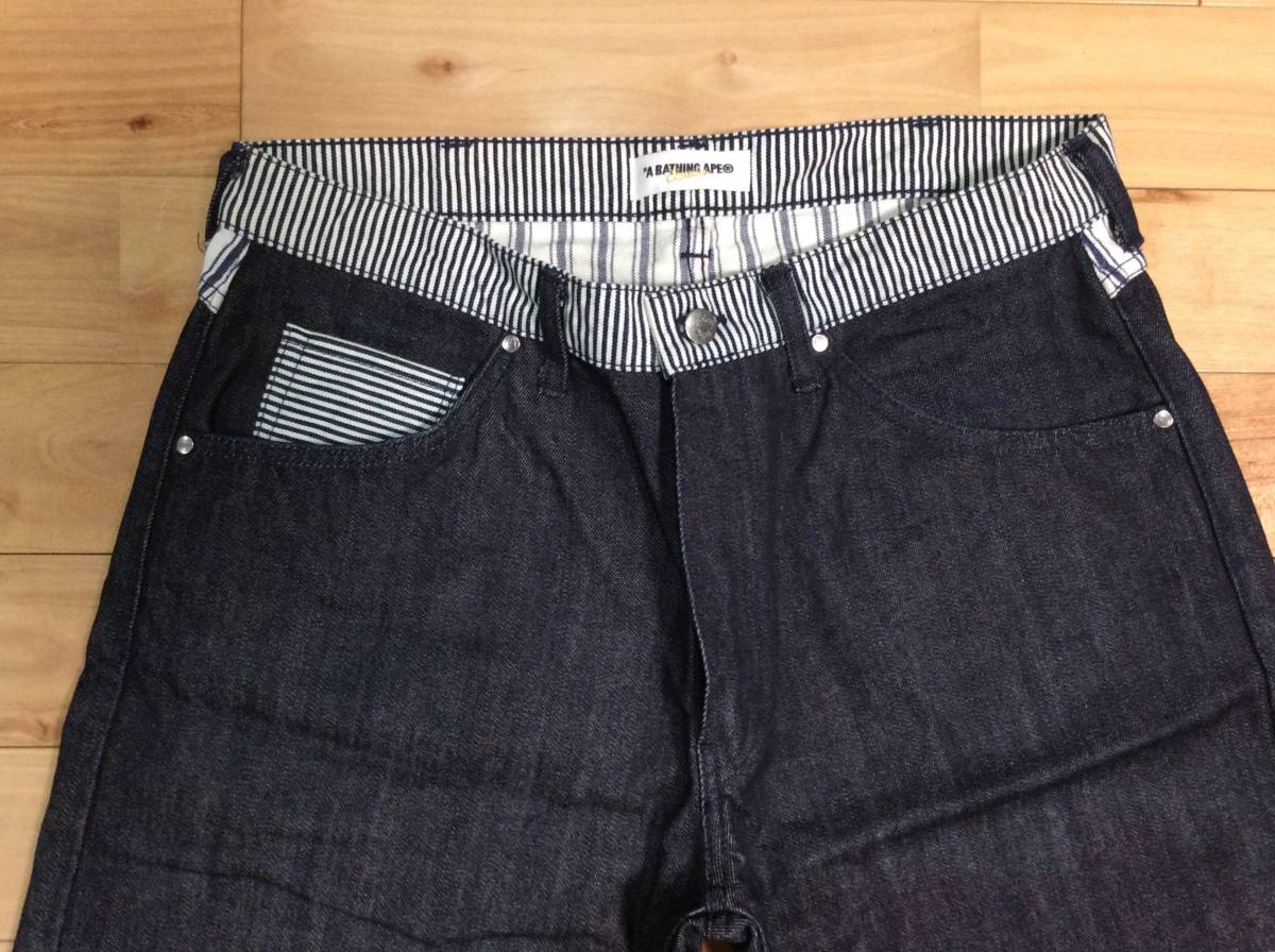 新品 エイプ A BATHING APE ジーンズ L BATHING A APE ベイシング (ア APE（デニム&frasl;ジーンズ）のフリマアイテム一覧
