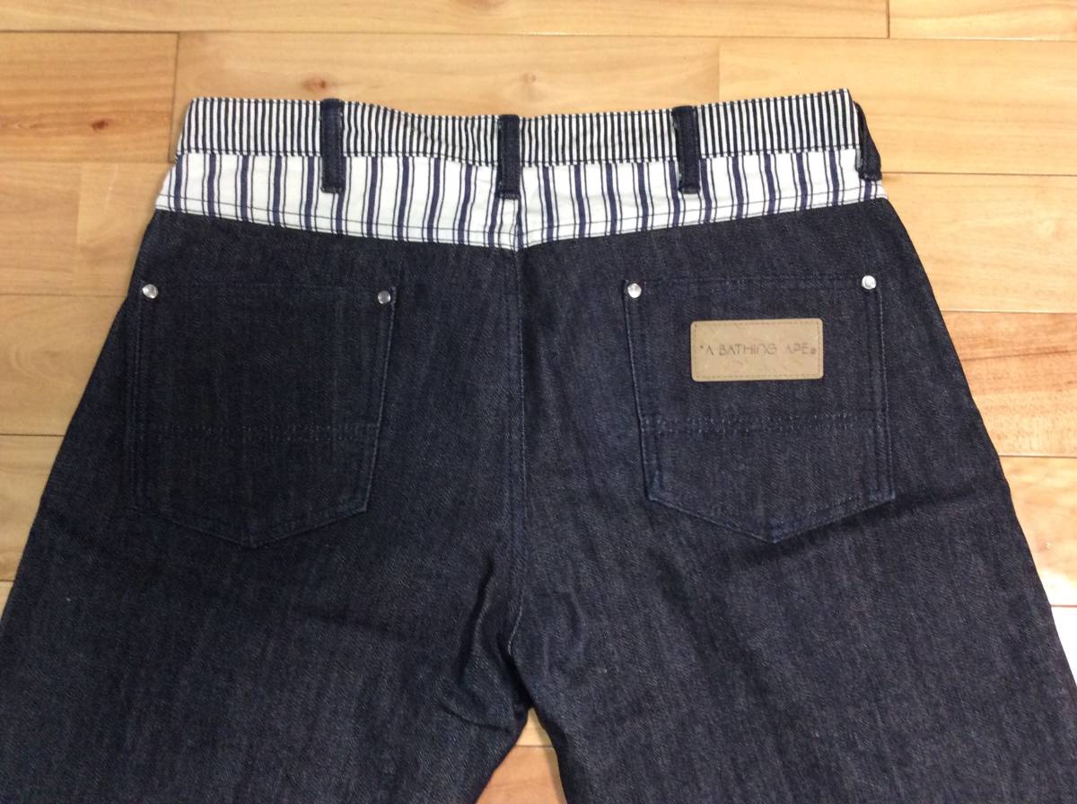 新品 エイプ A BATHING APE ジーンズ L BATHING A APE ベイシング (ア APE（デニム&frasl;ジーンズ）のフリマアイテム一覧