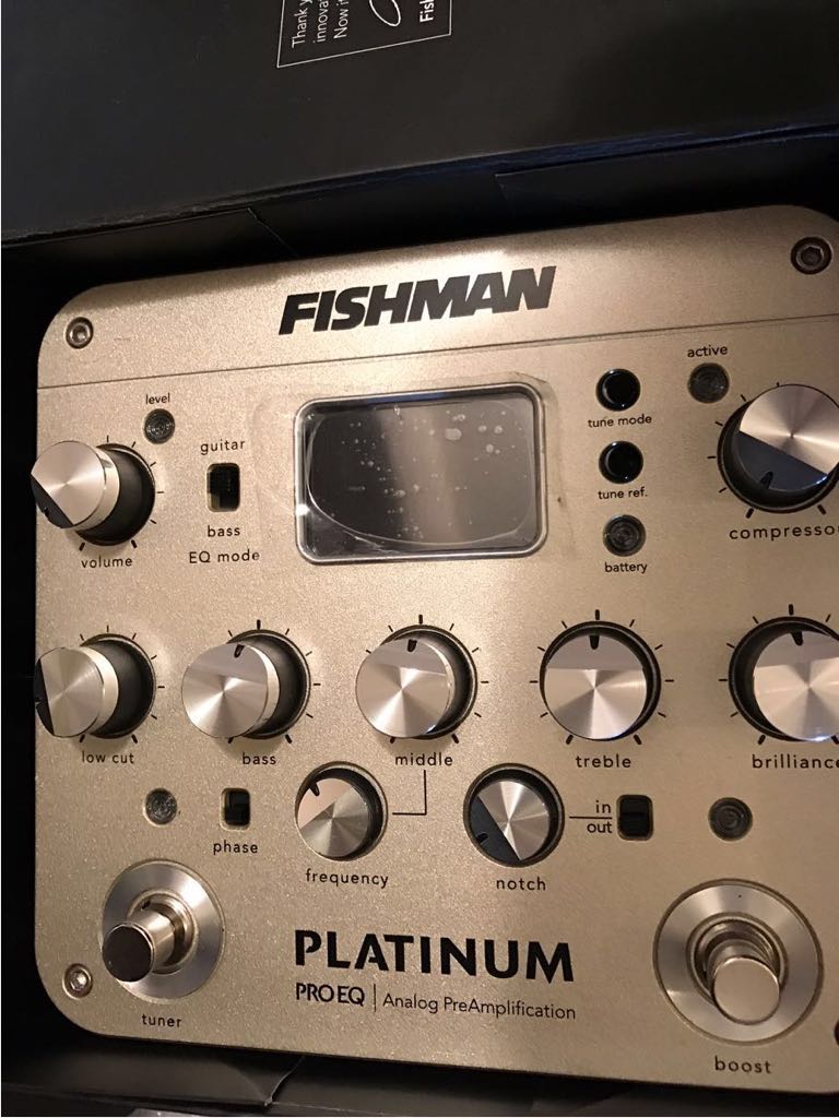 FISHMAN フィッシュマン Platinum Pro EQ Analog Preamp アコギ用DI