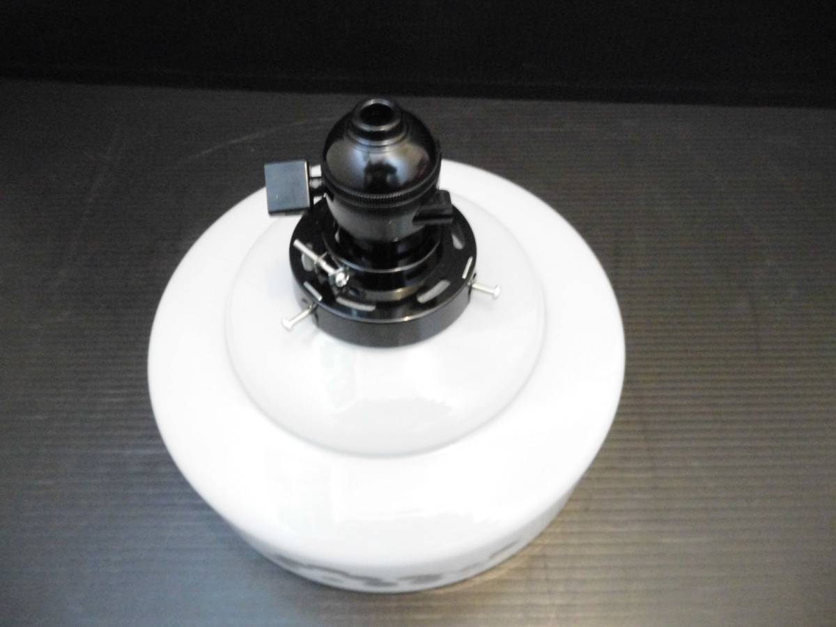 古い 電笠】/電傘 乳白色 硝子 昭和レトロ 照明 氷コップ xvpbvx