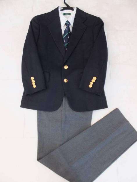 ラルフローレン　140cm セレモニーセット ラルフローレン 0 卒服 スーツ Lauren Ralph 卒業式 - フォーマル