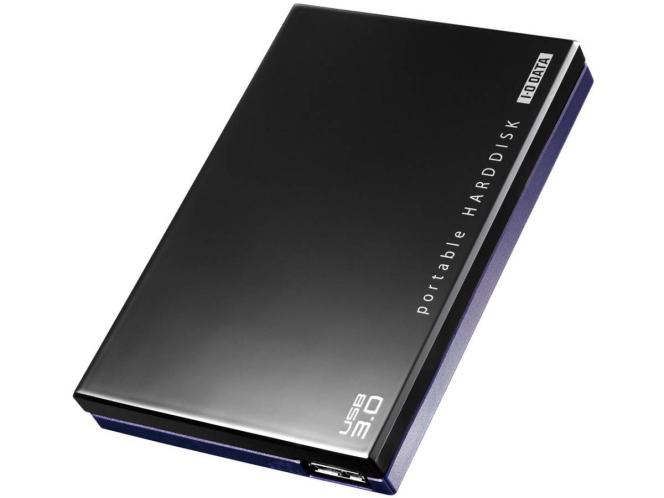 【新品・送料無料】ポータブルハードディスク HDPC-UT1.0KE USB 3.0／2.0 IO DATA