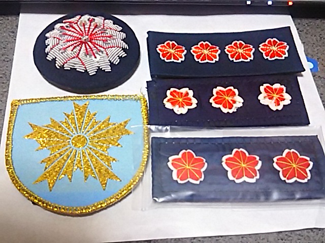 機動隊員 なりきりセット 警部／階級章は本物、出動服（袖章が無いので