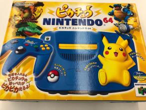 ピカチュウ ニンテンドウ 64 NINTENDO ブルー＆イエロー 未使用