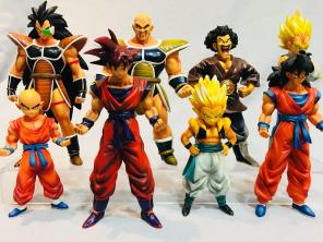 ドラゴンボール 超彩色 フィギュア 8種 セット まとめ 現状品 クリリン ヤムチャ ナッパ ラディッツ