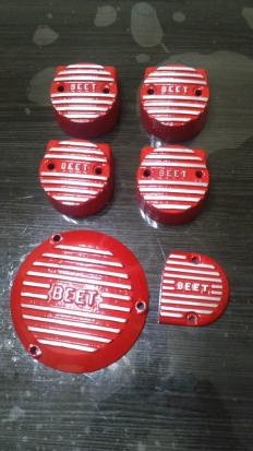 GS400 ポイントカバー カムカバー レリーズカバー BEET 当時物