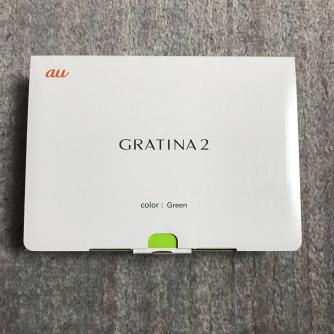 【新品未使用】au GRATINA2 京セラ KYY10SGA グリーン フルセット GRATINA2 au Green 保証有 ピンク 一括購入残積なし