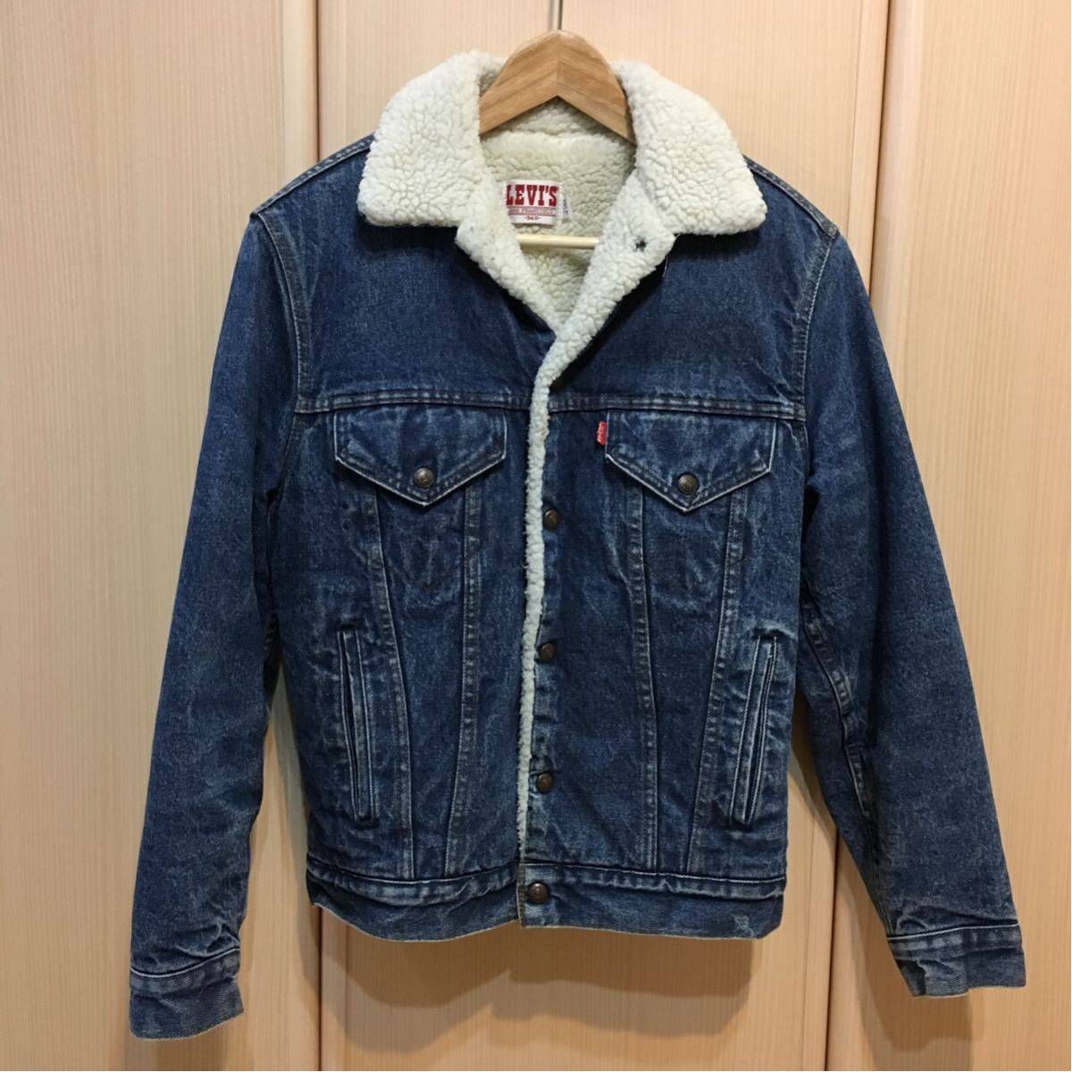 【大人気，高品質】 Levi's 70s 80sヴィンテージ デニムボアジャケット34 検 70505 557 507 506デニムジャケットジージャン大戦1st2nd リーバイス(ジージャン)｜売買されたオークション情報、yahooの商品情報をアーカイ 男性用