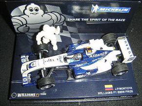 ミシュラン特注768台限定！ウィリアムズBMW FW26 モントーヤ