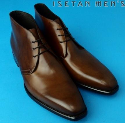  ISETAN MEN'S 伊勢丹メンズ &times;大塚製靴 イタリア製 マッケイ製法 本革 チャッカブーツ/ビジネスシューズ43 茶(26.5cm)｜売買されたオークション情報、yahooの商品情報をアーカイブ公開 - オ 26.5cm