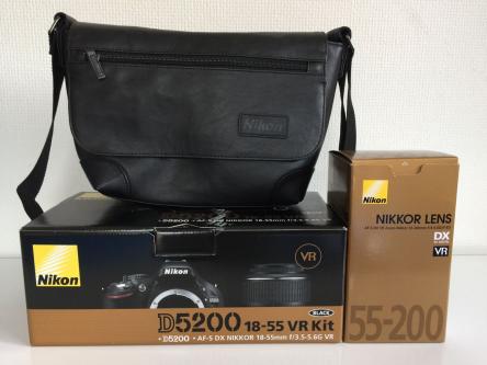 正規品，大得価 開封 Nikon D5200 18-55VR KitプラスNIKKOR55-200LENS付き もちろん極(ニコン)｜売買されたオークション情報、yahooの商品情報をアーカイブ公開 - オークファン ニコン
