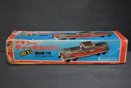 ディーゼル機関車 DD51 ブリキ 希少イチコー 鉄道模型 玩具 元箱