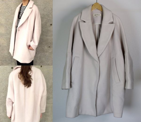 ENFOLD 15aw enfold エンフォルド ショートビーバー BOXコクーン