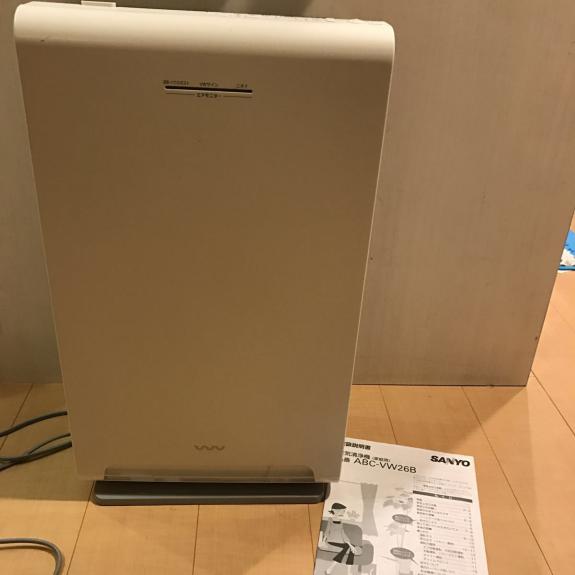 ★【未開梱品】★水の力で空気洗うウィルスウォッシャー空間清浄機ABC-VW26A ☆【未開梱品】☆水の力で空気洗うウィルスウォッシャー空間清浄機ABC