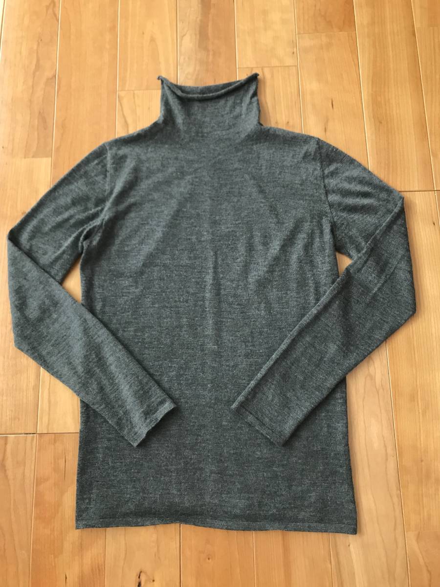 ブルネロクチネリシルクカシミアタートルニットグレーMサイズ定価15万円