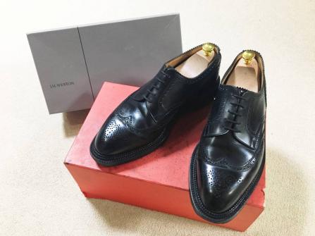 低価，大得価 良品 JMウェストン #590 ウイングチップドレス 10(28.0cm以上)｜売買されたオークション情報、yahooの商品情報をアーカイブ公開 - オークファン 28.0cm以上
