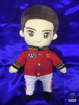 TVXQ 東方神起 ユノ ☆ 2016 ペンカフェ ☆ ぬいぐるみ 人形 白 【公式