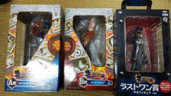 一番くじ ワンピース 熱き絆編 A賞B賞ラストワン賞セット サボ メラメラver エース フィギュア未開封新品