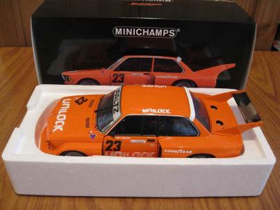 大人気，定番 絶版初版MCミニチャンプス1/18BMW320i CHEEVER/VILLENEUVE/6h MOSPORT-1977(レーシングカー)｜売買されたオークション情報、yahooの商品情報をアーカイブ公開 - オークファン レーシングカー