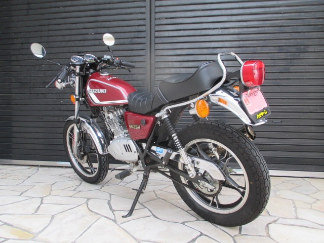 激吸込み　GN125H  旧車會　 GN125H フルカスタム 吸込み仕様 絶版車 旧車會 通勤通学 低燃費 GS400