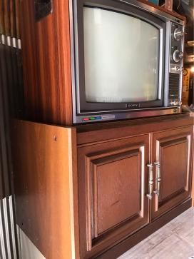 最落無し売り切り SONY ブラウン管テレビ トリニトロン 家具調テレビ台