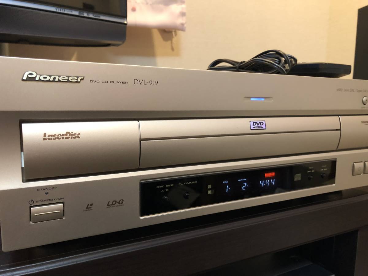 DVL-919 PIONEER レーザーディスクプレーヤー 純正リモコン付き