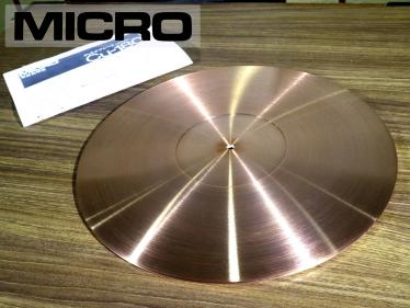 美品 MICRO CU-180 銅製 ターンテーブルシート Audio Station ,美
