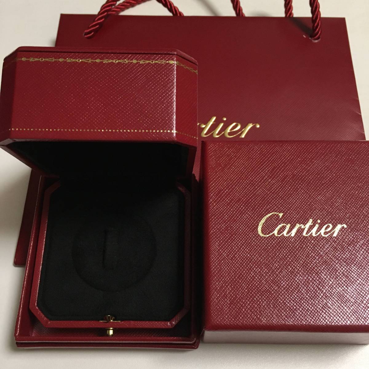 極美品 カルティエ Cartier リング 指輪 ケース リングケース 箱 box 