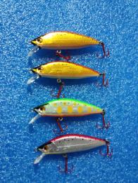 イトウクラフト・蝦夷エミシ50S1st美品4個2・トラウトミノー