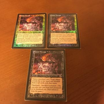 Therapy 陰謀団式療法⁄Cabal JUD英語foil 3枚セット foil ☆ 陰謀