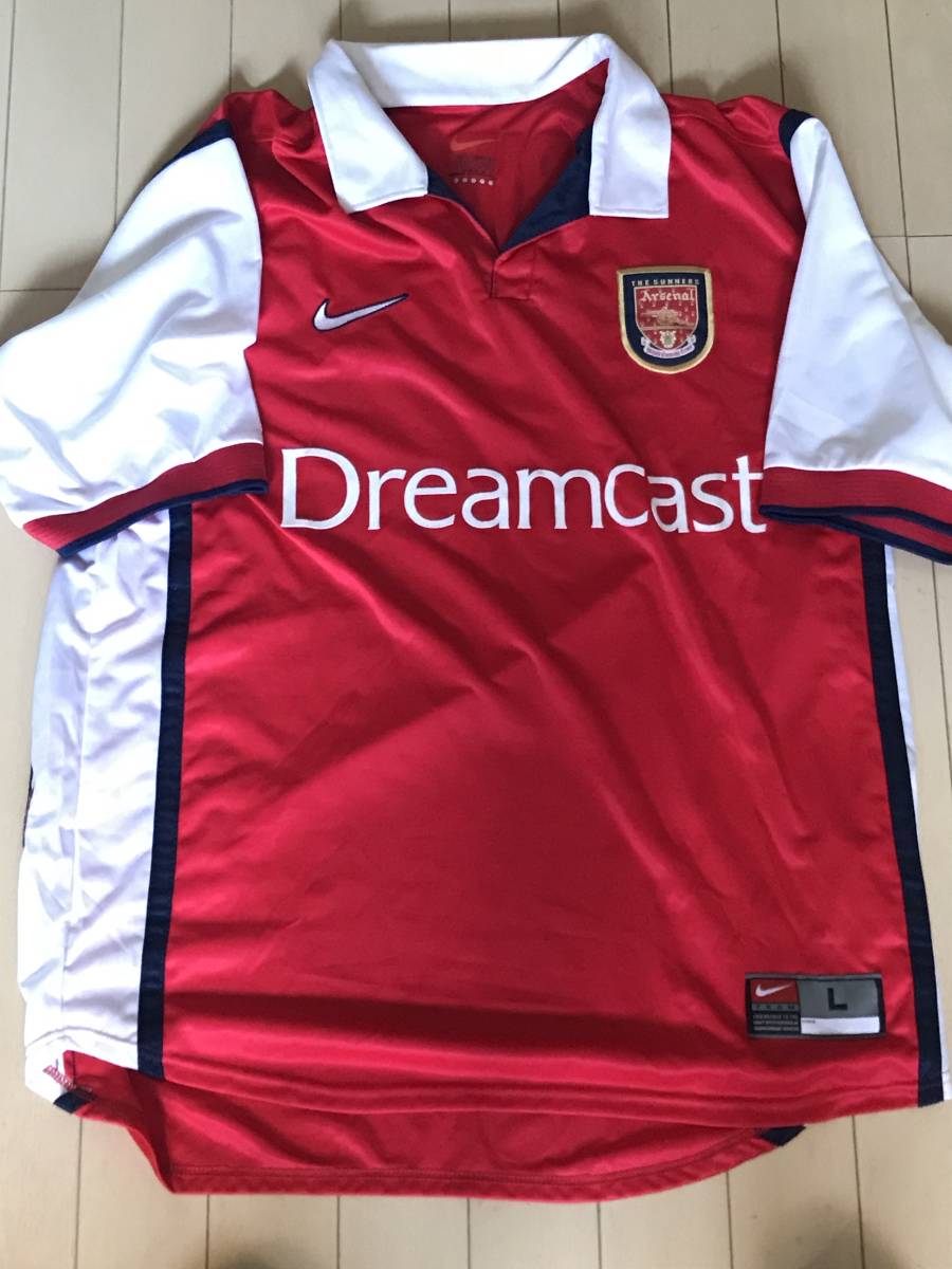 ロベール・ピレス アーセナル 7番 01-02シーズン ホームシャツ