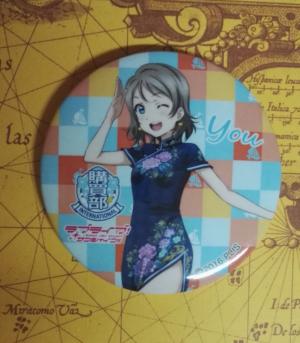 ラブライブ！サンシャイン!! 海外限定 缶バッジ 渡辺曜 浦の星女学院