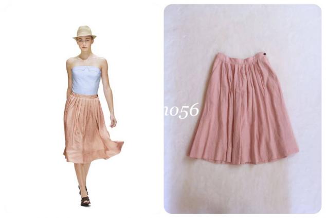 得価，低価 2014ss MARGARET HOWELL マーガレットハウエル リネンボイルスカート 桜ピンク シェルピンク ペチコート付き 麻100% 定価3.9万(スカート)｜売買されたオークション情報、yahooの商品情報をアーカイブ 女性用