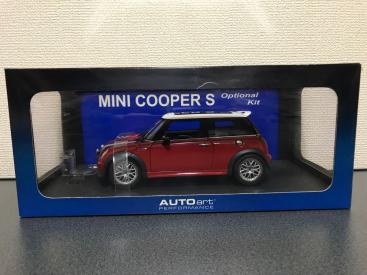 絶版☆1/18 オートアート MINI COOPER S ミニクーパーS☆希少 Cooper 1