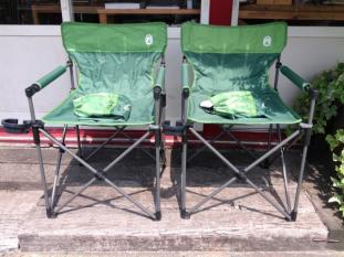 Coleman（コールマン）カップホルダー付スリムチェア・2脚セット
