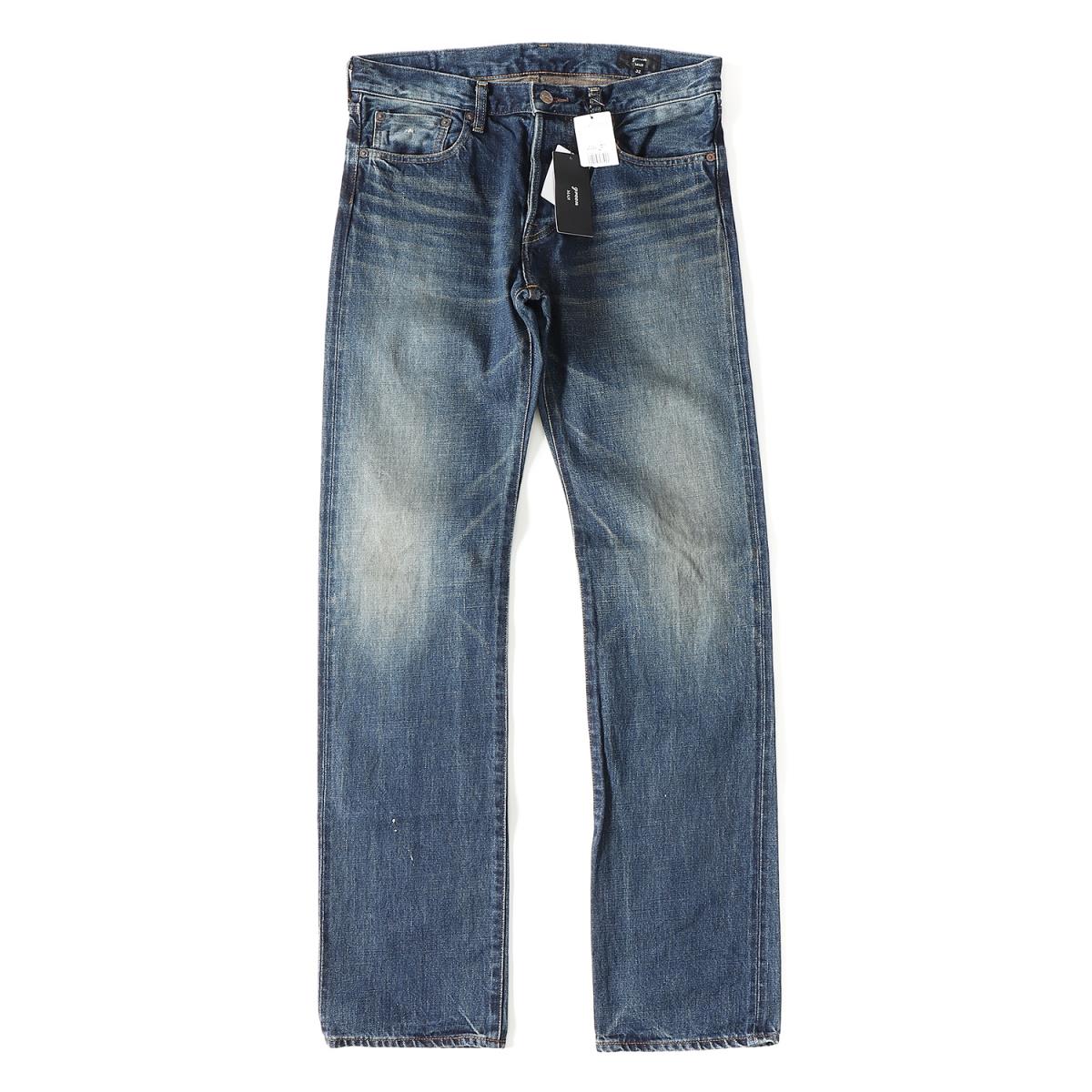 美品 定価2.6万 green MAN グリーンマン ペンキ 加工 ヴィンテージ 