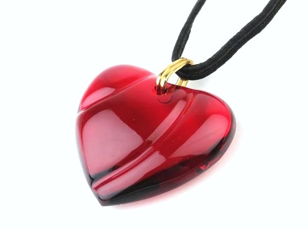 Baccaratバカラ Baccarat バカラ ハート チョーカーネックレス 赤 