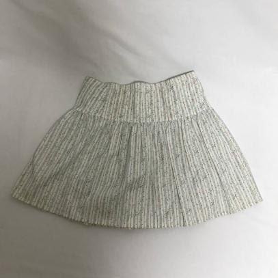 名作 Christian Dior クリスチャンディオール DIOR花柄ストライプショートスカート 12A