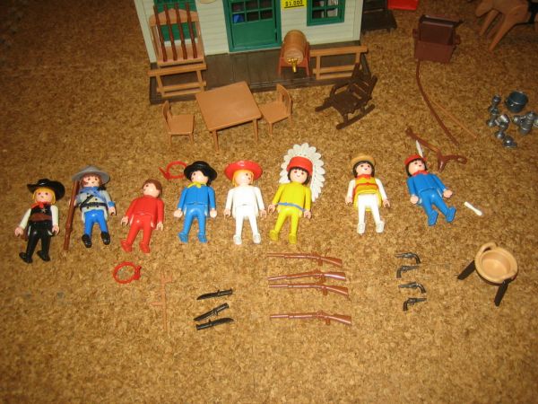 プレイモービル　playmobil　警察署セット　馬車　西部劇　 ポリス