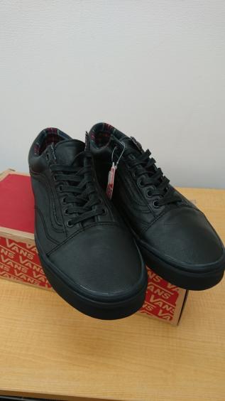 新品28 VANSオールドスクールレザー バンズ エラ オーセンティック