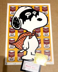 美術品・アンティーク・コレクション snopy death nyc世界限定100枚