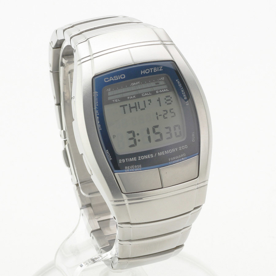 カシオ CASIO HOTBIZ ホットビズ HBZ-100 デジタル 腕時計 動作品