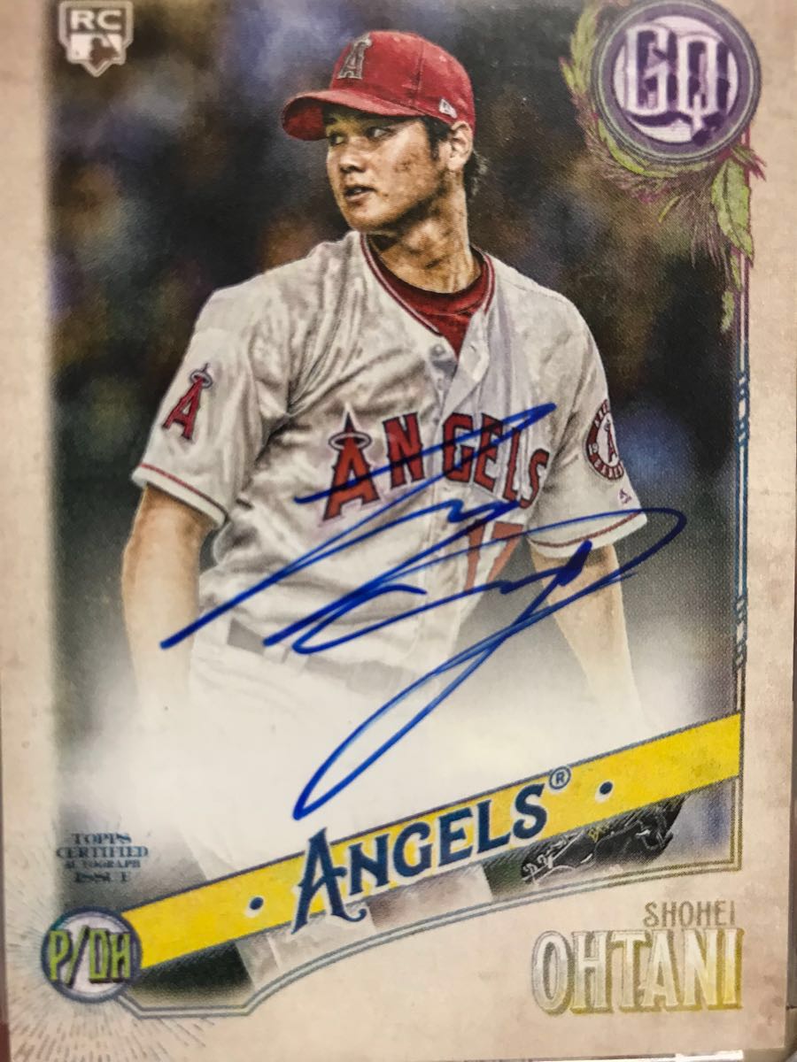 大谷翔平 直筆サイン 25枚限定 【カードNo. 1】Topps shohei ohtani 