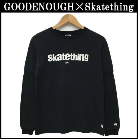 GOODENOUGH Skatething ロングTシャツ サイズM GOODENOUGH × Skatething グッドイナフ スケートシング スケシン 初期