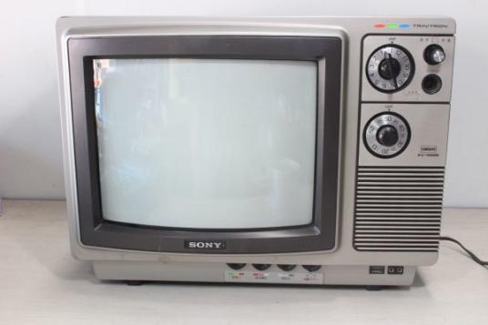 昭和レトロテレビ/1979年/70年代 SONY TRINITRON KV-1368D インテリア