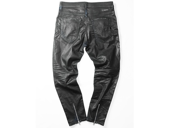 正規品ディーゼルジョグジーンズ　W34 NARROT □新品5.3万【DIESEL】NARROT CBZ-NE ITALY製 極上の艶感とZIPの輝き