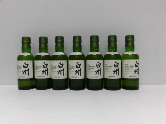 【新作登場，SALE】 296/未開栓 サントリー 白州 180ml 7本セット 43% ウイスキー シングルモルト SUNTORY(日本)｜売買されたオークション情報、yahooの商品情報をアーカイブ公開 - オークファン 日本