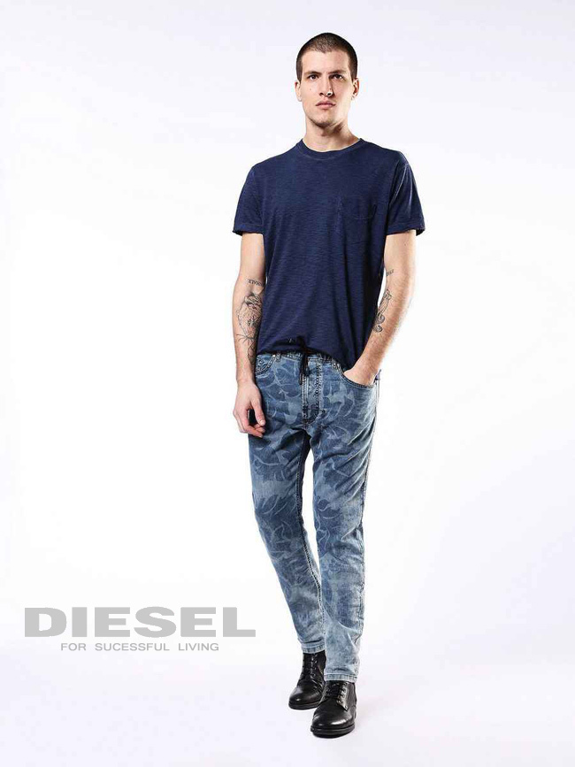 新品4.8万【DIESEL】NARROT-NE 0681T ITALY製 極上のなめらかな穿き 