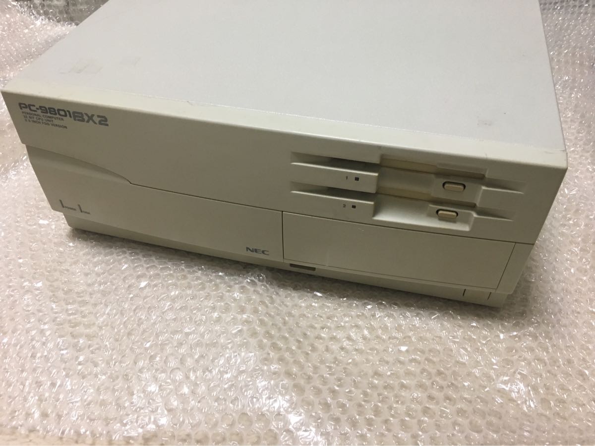 マザーボード上の四級塩電解コンデンサの交換 PC-9801BX2⁄U2 NEC製拡張 